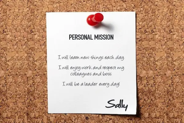 build a personal mission statement